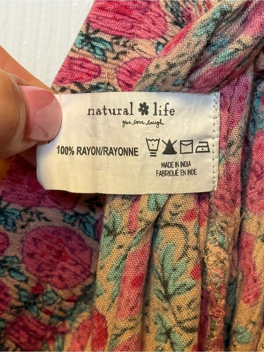 NATURAL LIFE Pink Floral Allison Pants - Picture 4 of 9